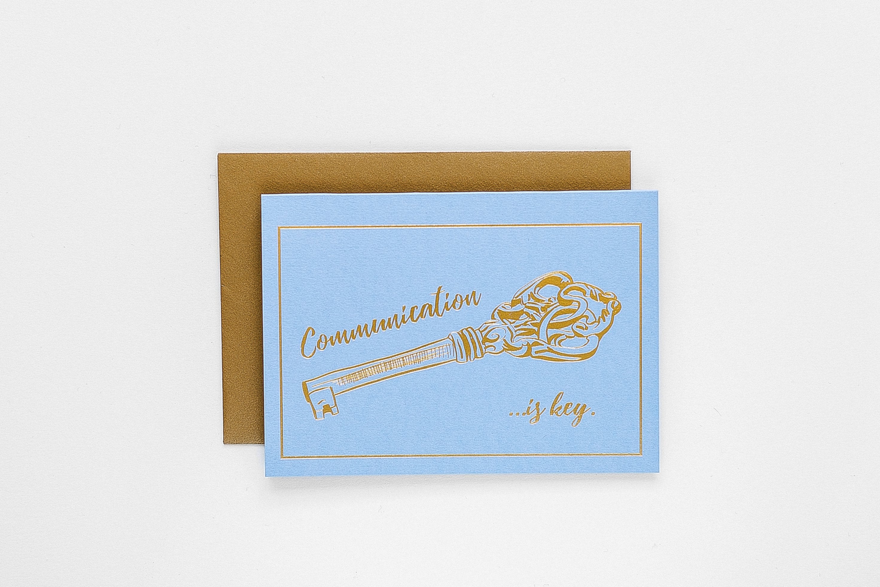 Communication is Key Stationery