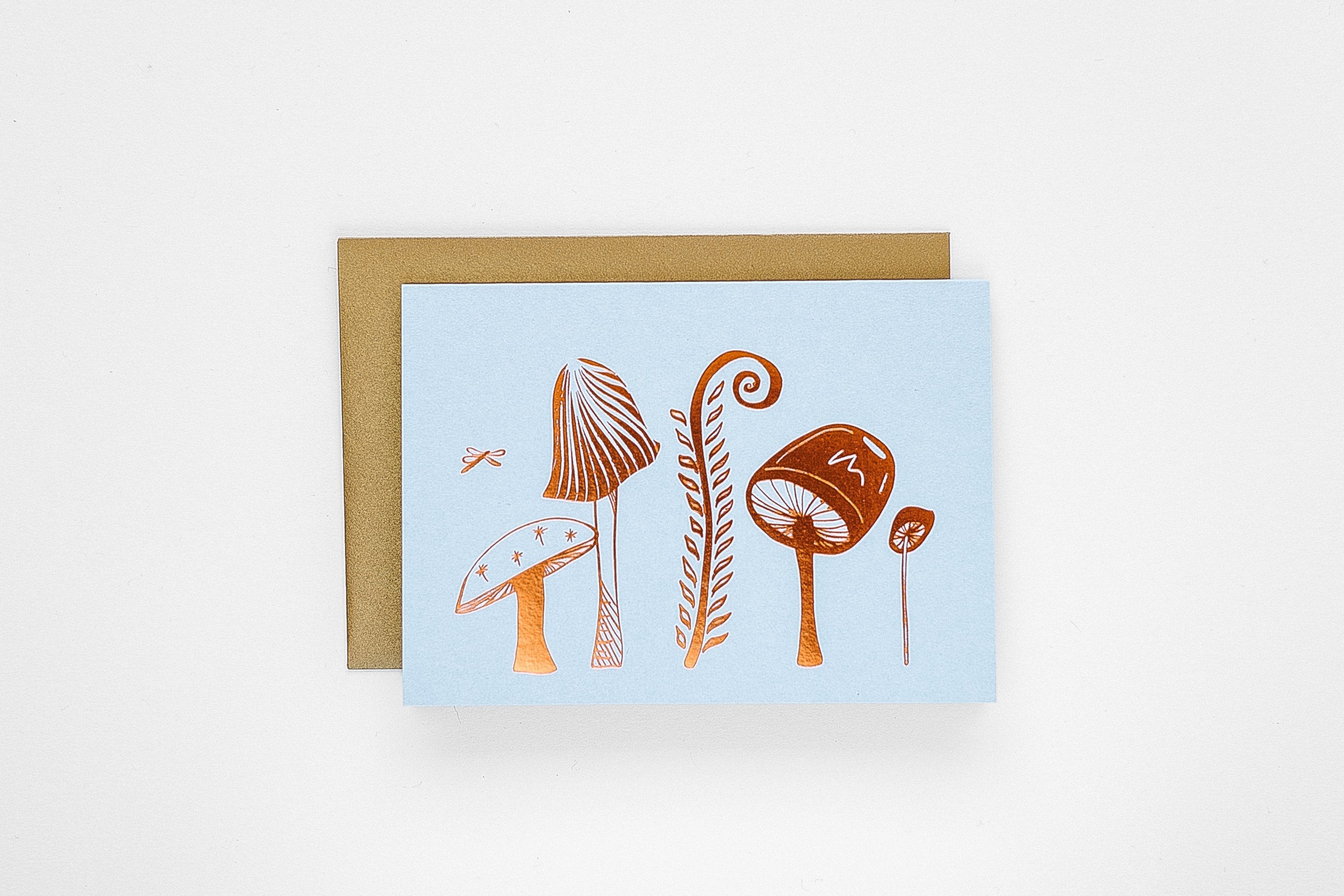 Enchanted Mushroom Garden Stationery