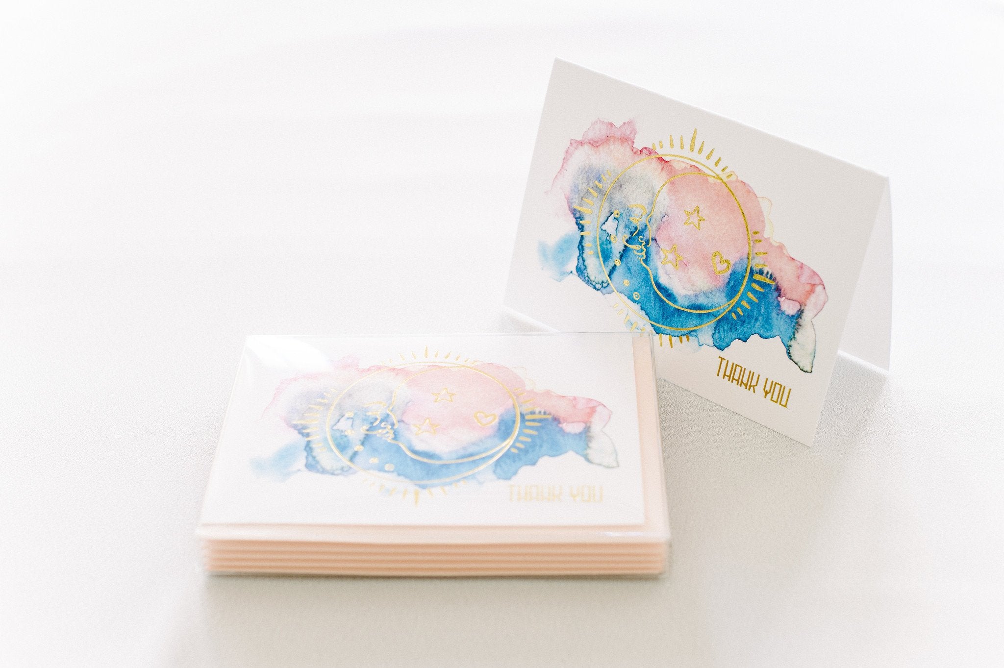Gold Moon Thank You - Boxed Set of Six