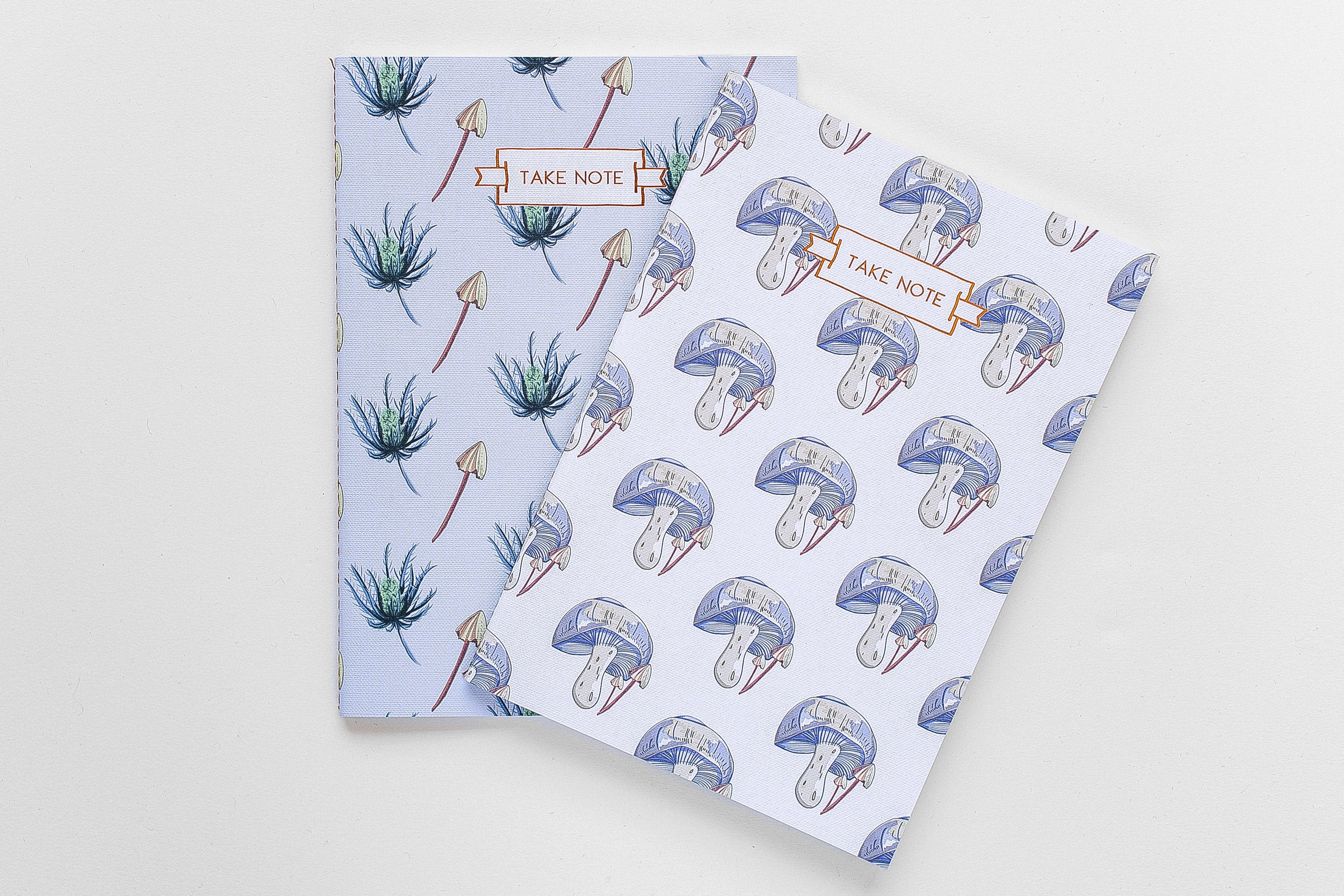 Wild Mushroom Notebook Duo