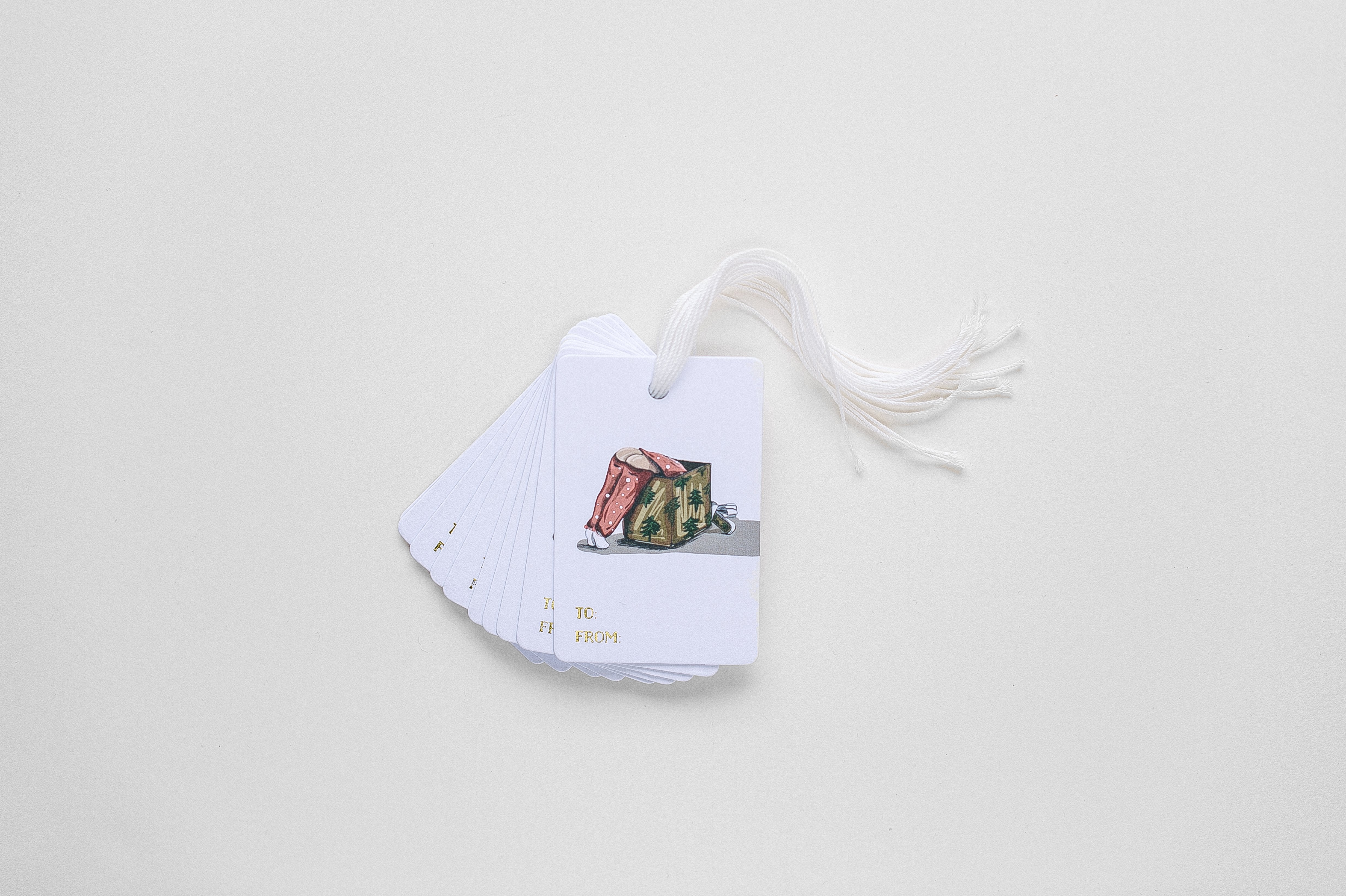 Cheeky Christmas Gift Tag Set
