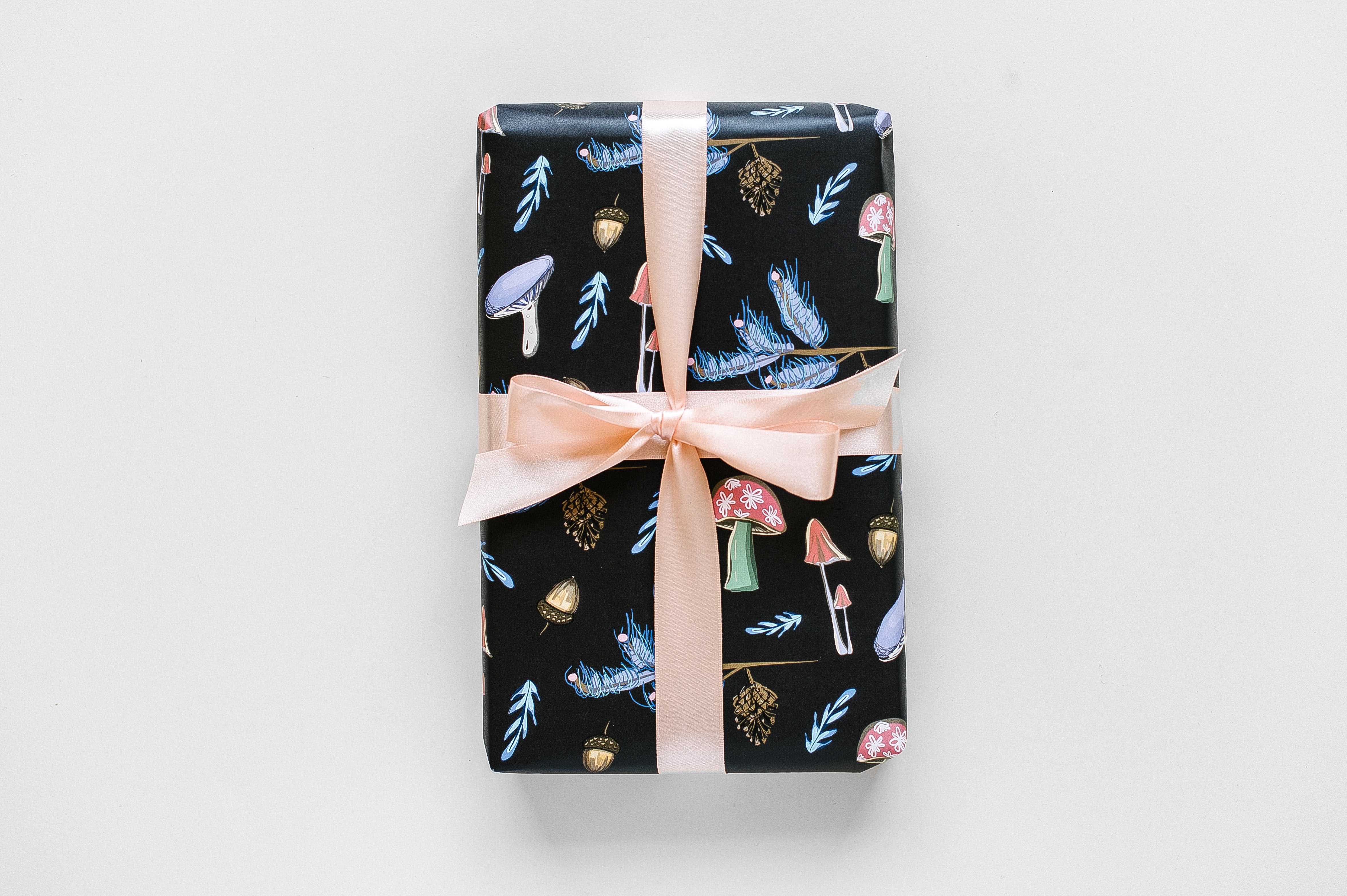 Pine + Mushroom Gift Wrap
