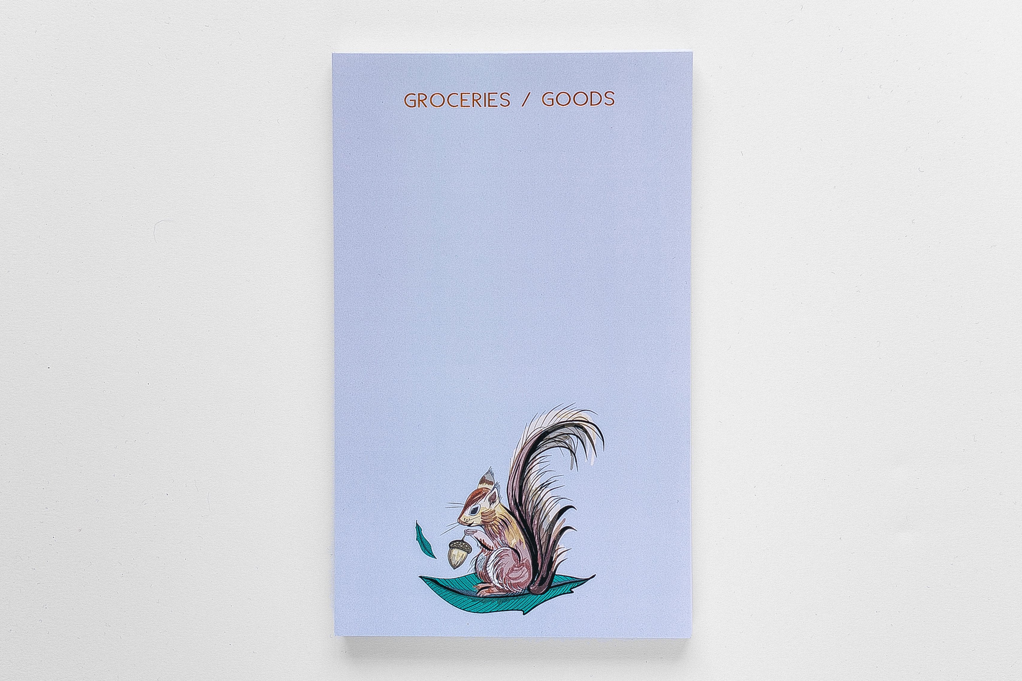 Groceries/Goods Notepad