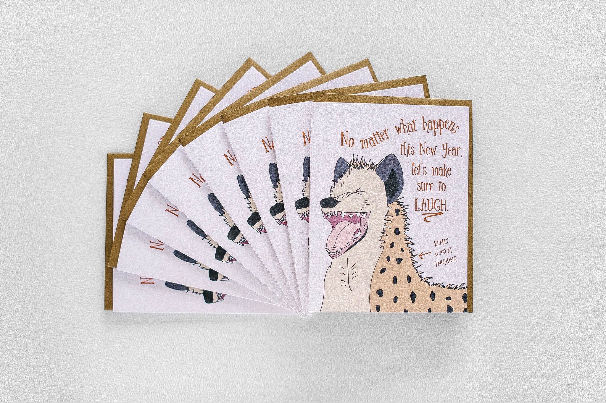 Let's Laugh New Year - Boxed Set of Eight