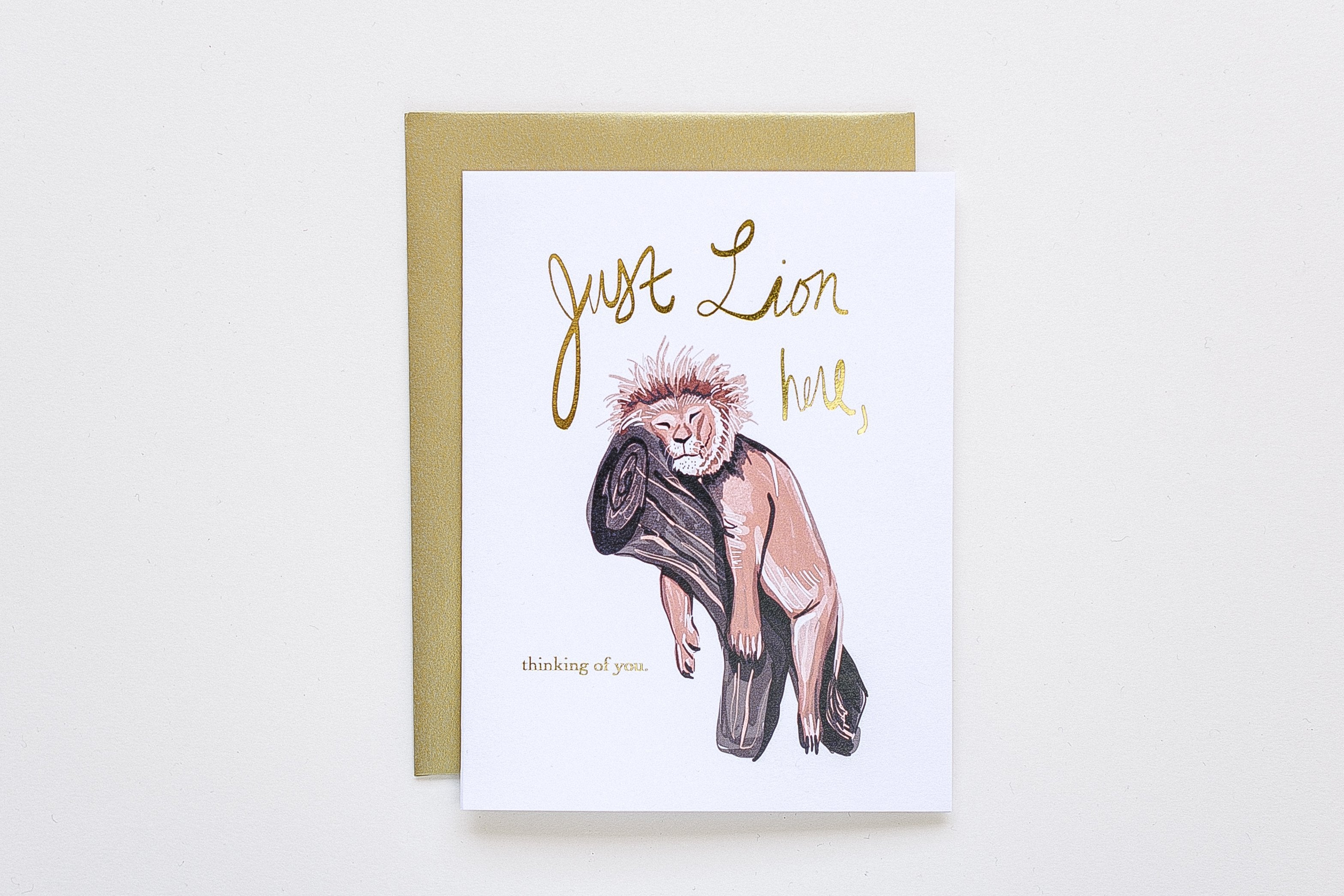 Lion Here Thinking Of You