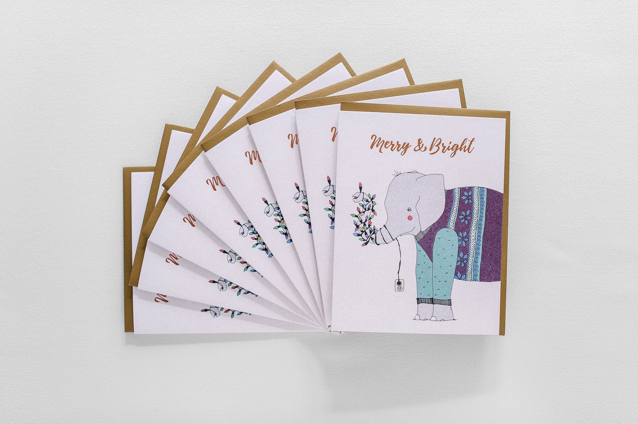 Merry and Bright Christmas - Boxed Set of Eight