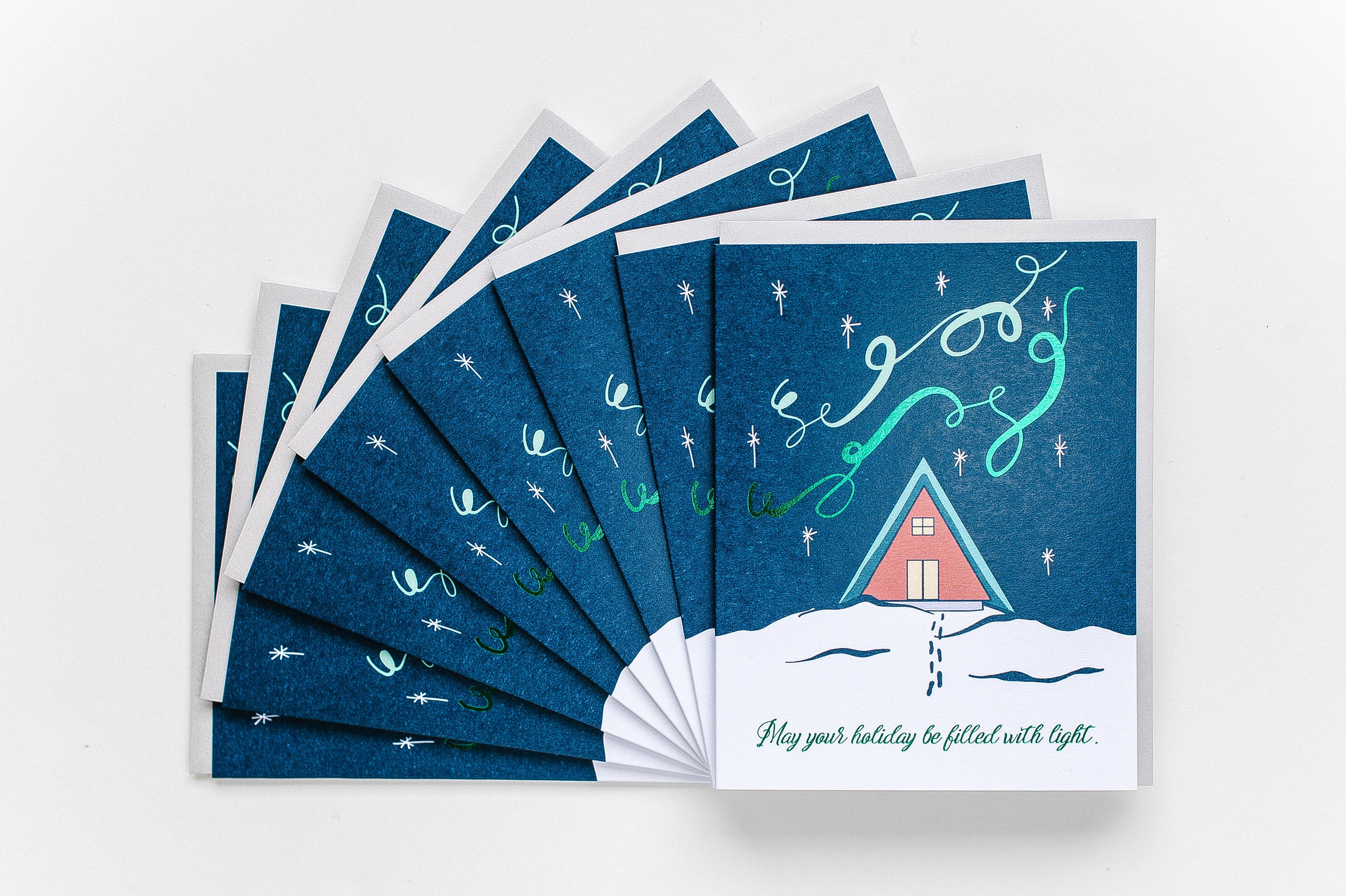 Northern Lights Holiday - Boxed Set of Eight