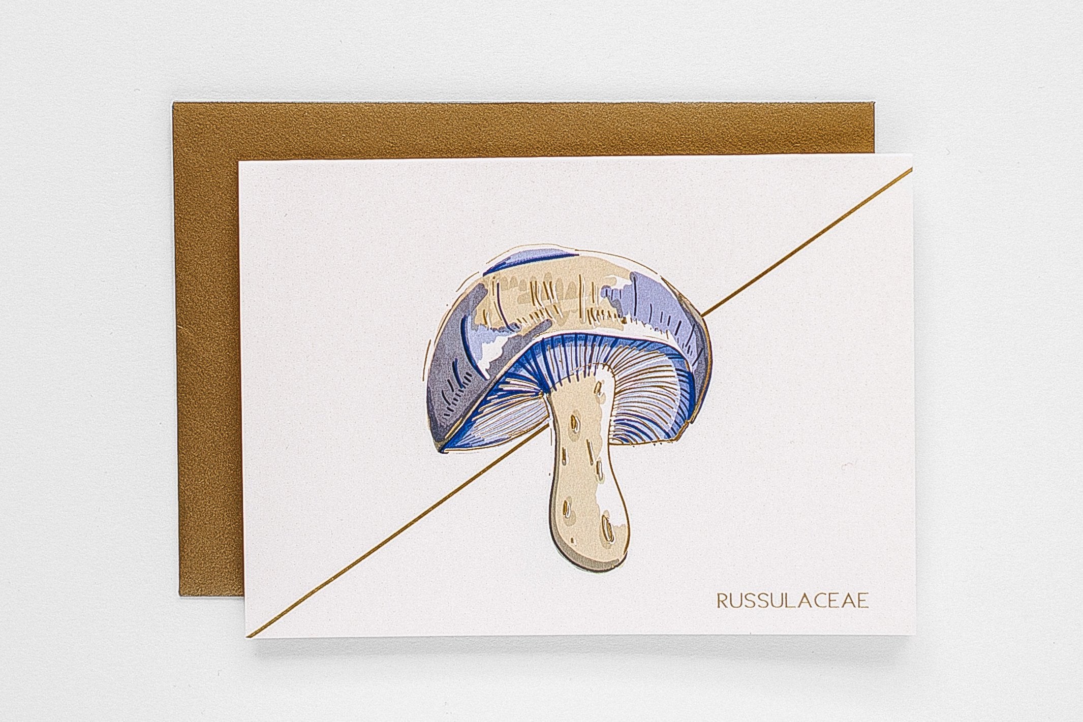 Periwinkle Mushroom Stationery