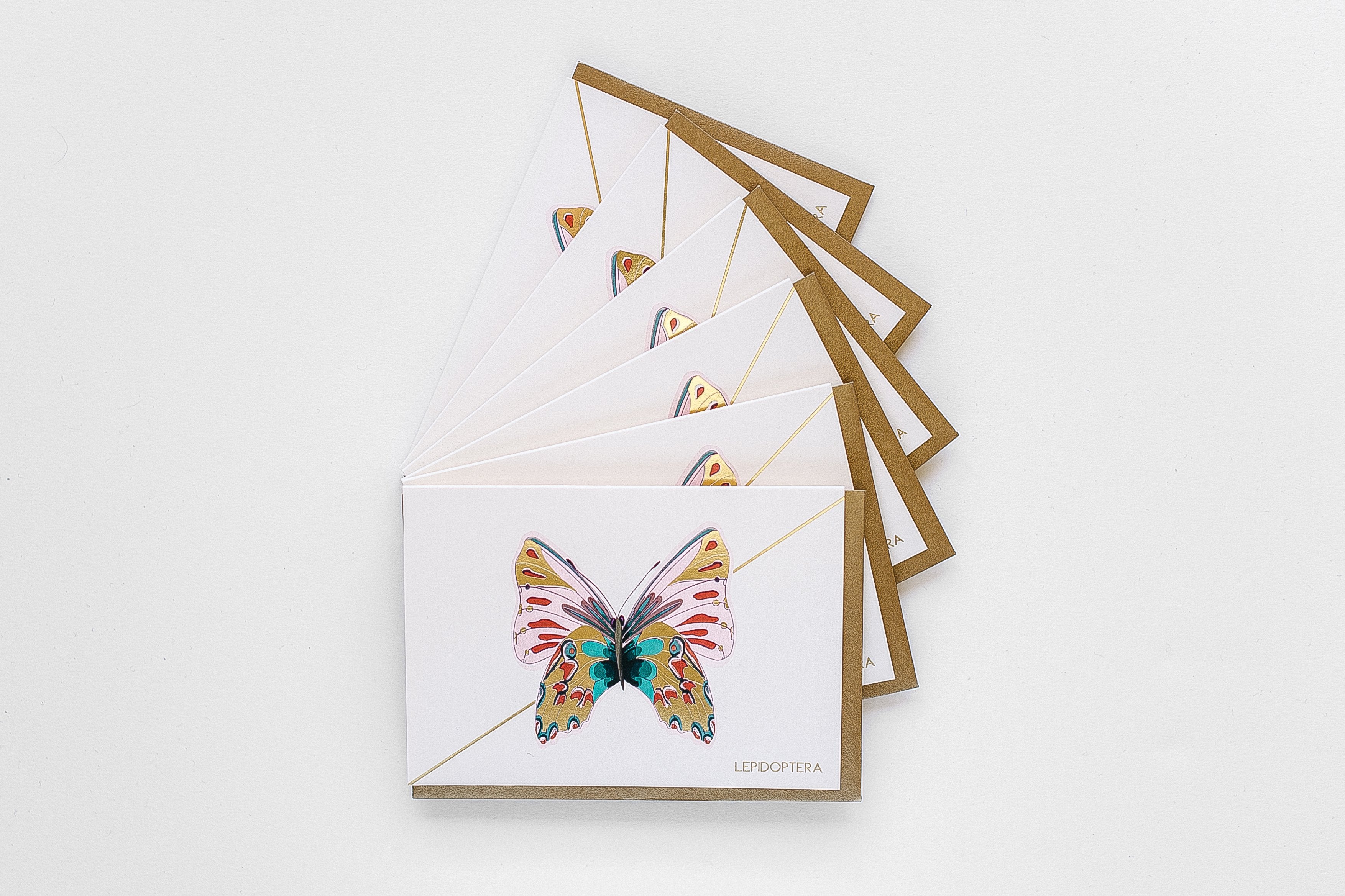Rose Monarch Stationery - Boxed Set of Six