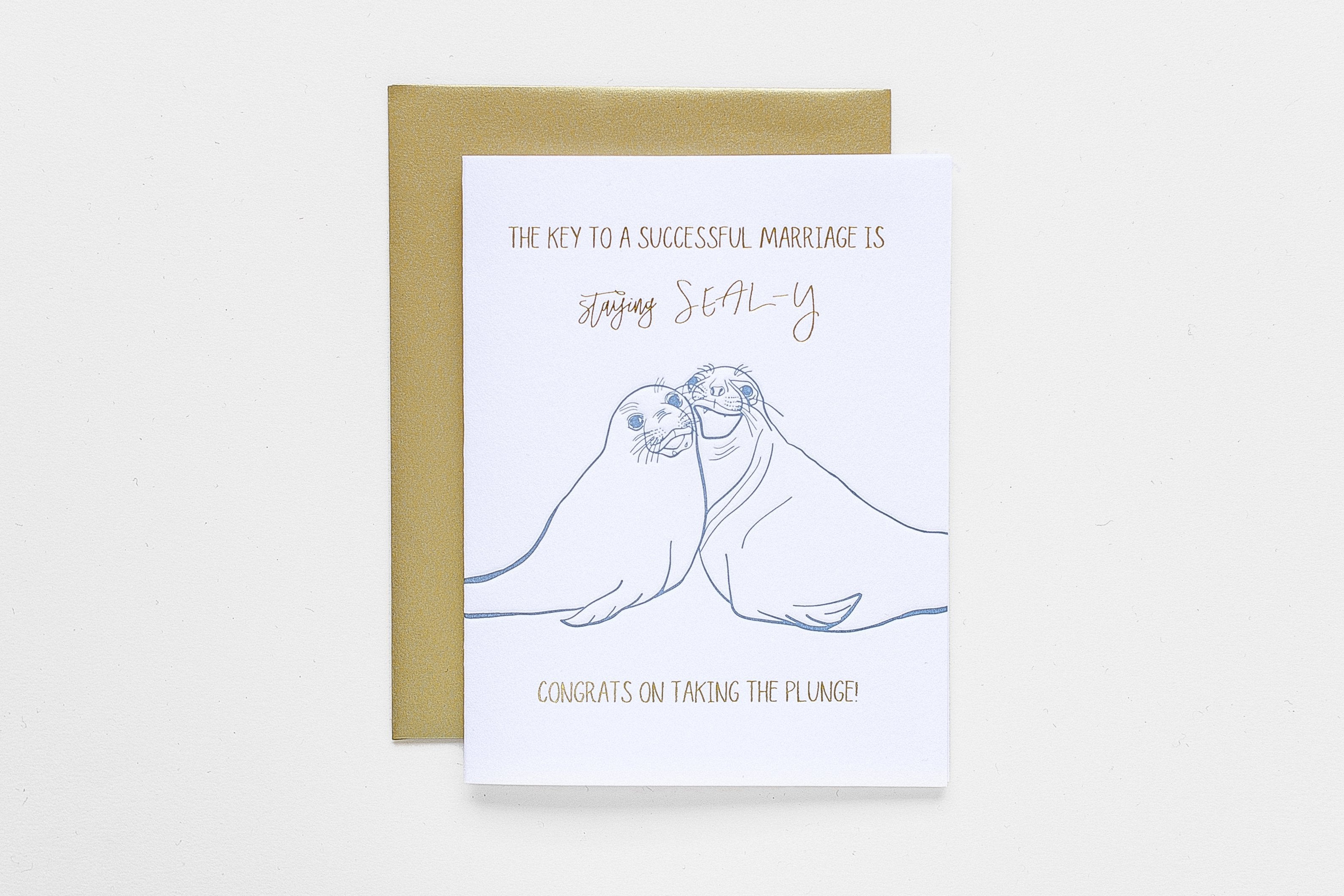 Stay Seal-y Wedding