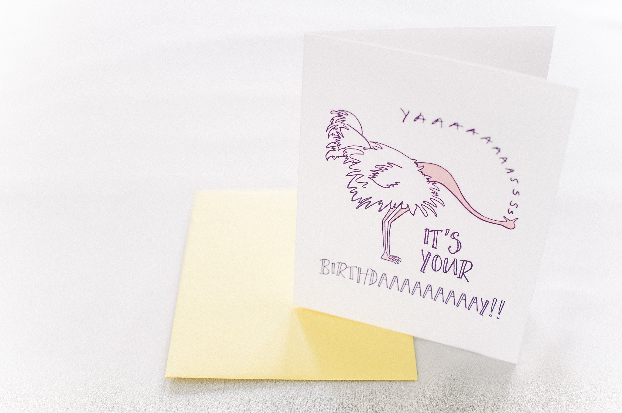 YAS Ostrich Birthday
