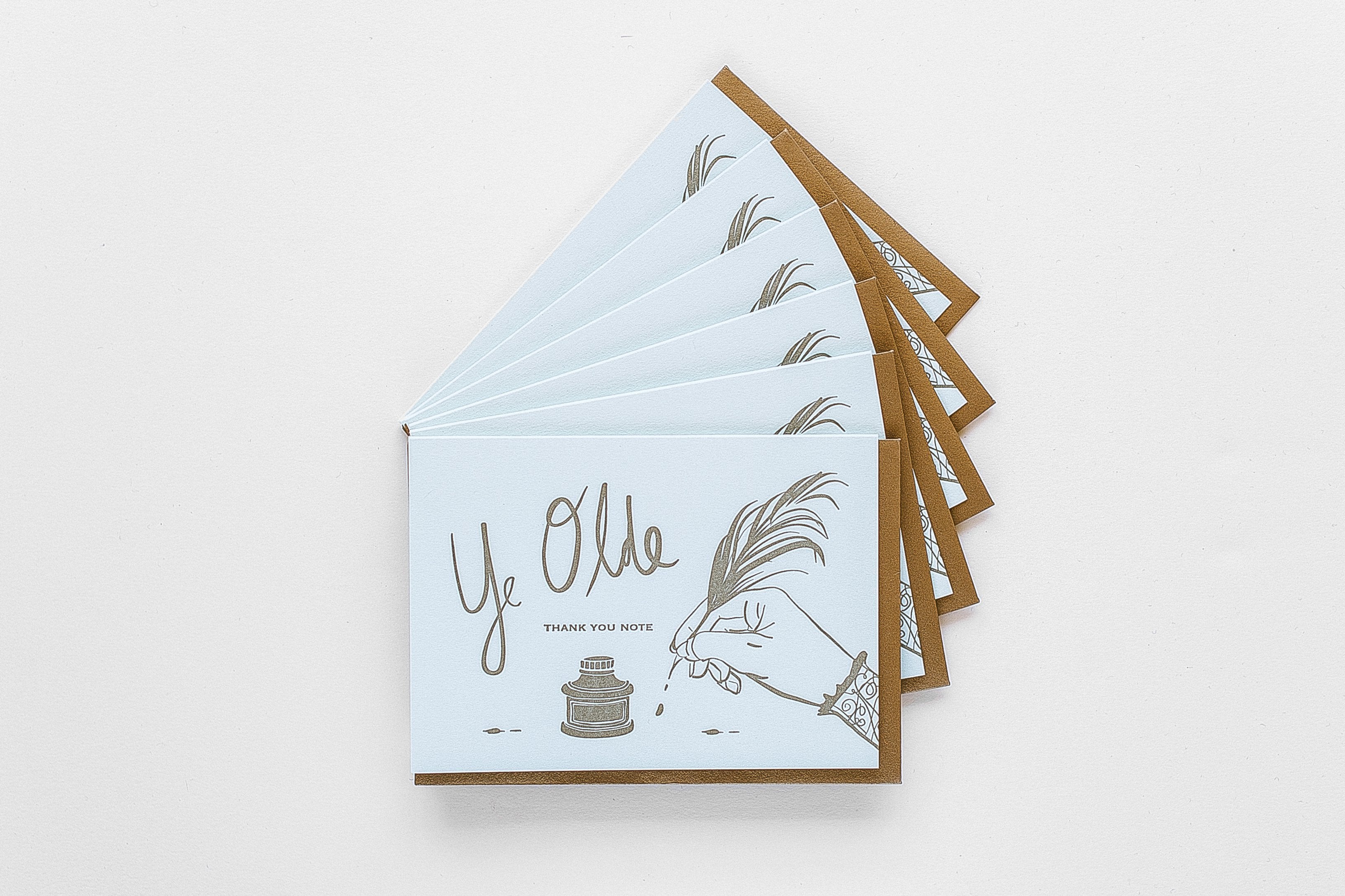 Ye Olde Thank You Note - Boxed Set of Six